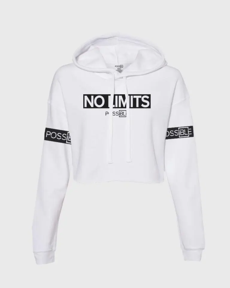 No Limit Crop Hoodie